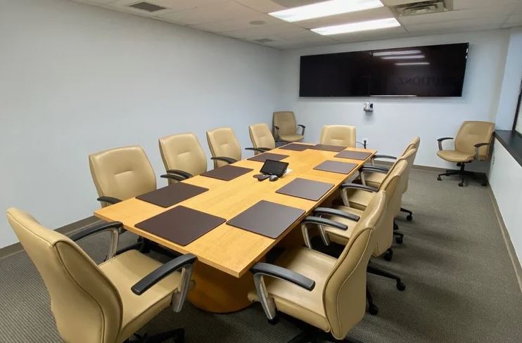 Office interior after cleaning