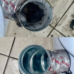 Dirty vs clean container interior