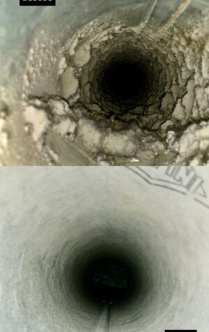 Air duct interior cleaning