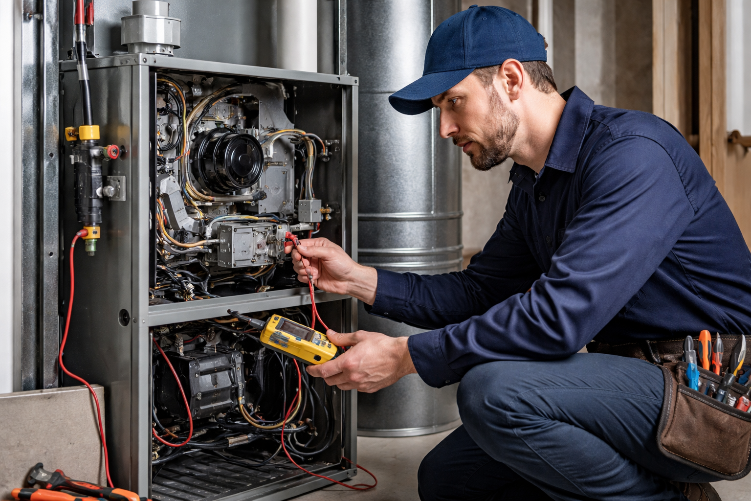 HVAC repair technician