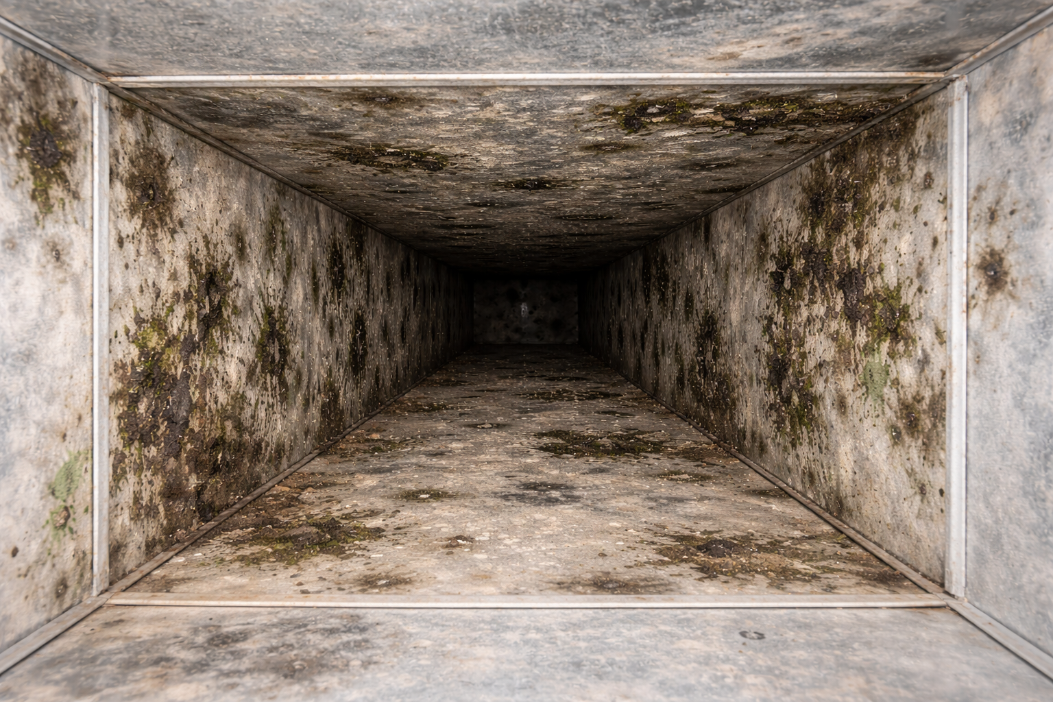 Mold in HVAC duct