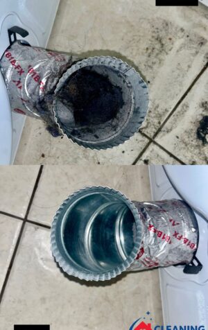 Dirty vs clean container interior